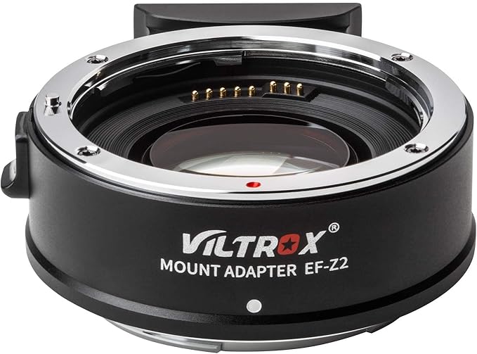VILTROX EF-Z2 Auto Focus Lens Adapter 0.71x Reducer Speedbooster Lens Converter Compatible with Canon EF Mount Lens to Nikon Z Mount Mirrorless Cameras Z5 Z6 Z6II Z7 Z7II Z50 Zfc