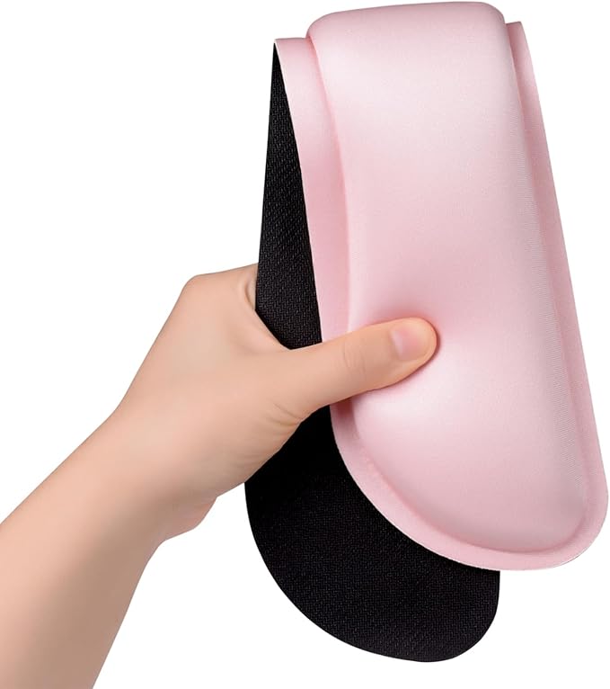 Dapesuom Enlarge Keyboard Wrist Rest, Cute Memory Foam Keyboard Wrist Cushion for Computer Desk Mats Support, Typing Pain Relief Ergonomic Mouse Pad Rests with Non-Slip Base for Gaming, Laptop, Pink
