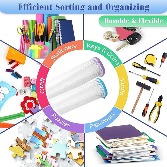 Jetec 32 Pcs Mesh Zipper Bags Toy Storage Bikini Organizer Bag Bolsas Para Guardar Trajes De Baño Waterproof Zipper Reusable Pouch Puzzle Multipurpose for Storage Office(Cute Color,9.5 x 4.5 Inch)