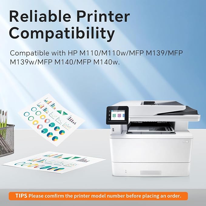 141X Compatible Toner Cartridge Replacement for HP 141X Black Toner Cartridge for HP W1410X 141A 141 Works with HP M110w, MFP M140w, MFP M139w Printers (2-Pack, with Chip)
