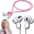 Ultra Strong Magnetic Airpod Pro Strap Anti-Lost Cord Sports Lanyard Compatible with Airpods 3rd 2nd Generation Pro 3 2 1 (Pink)