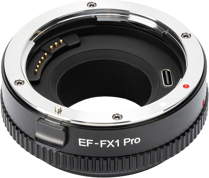 VILTROX EF-FX1 PRO Auto Focus Lens Mount Adapter Converter with Aperture Control Compatible with Canon EF/EF-S Lens to Fuji X-Mount Mirrorless Camera X-H1 X-PRO2 X-T2 X-T3 X-T1 X-T20 X-T10 X-E2 X-E1