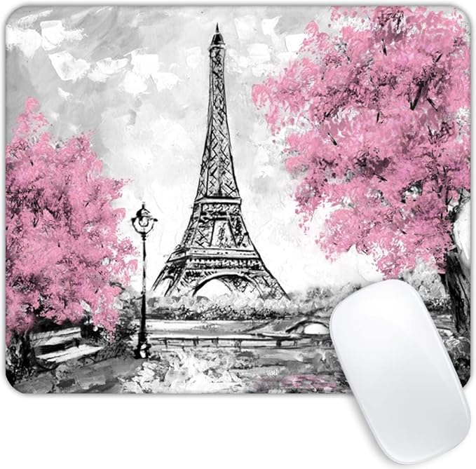 Eiffel Tower Mouse pad Customized Mousepad Non-Slip Rubber Base Mouse Pads for Computers Laptop Office Desk Accessories Mouse pad