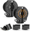 MAXRICH Barbell Clamp 1 inch Multiple Sizes & Adjustable Weight Clips for Quick Release Barbell Collars
