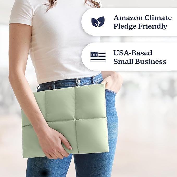Vandel Puffy Laptop Sleeve Case, 13-14 inch Laptop Sleeve Bag, Waterproof Fabric Laptop Case 13.3 Inch, Compatible with MacBook Air/Pro 13 / Pro 14