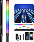 Mettlelite LS800C RGB LED Light Stick Full Color Continuous Output Video Light 3.2 ft with APP Control 2800K-8000K CRI96 TLCI 97 RGB CCT HSI Light Effects Built in Rechargeable Battery