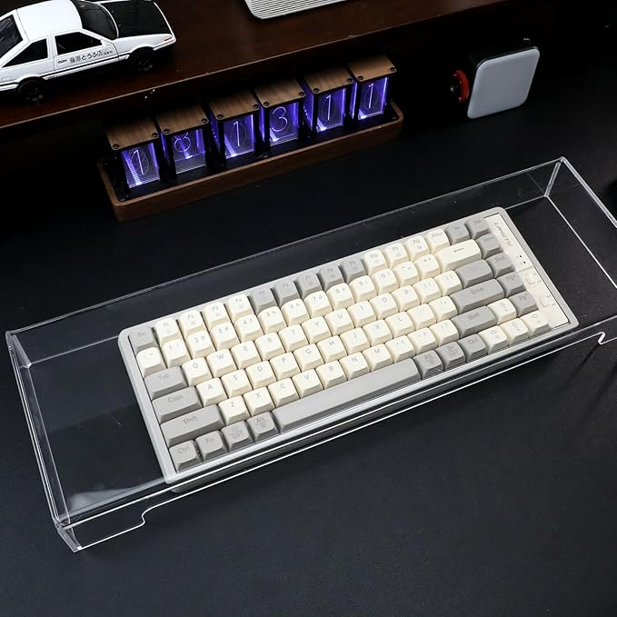 Cabilock Keyboard Cover Transparent Case- Proof: Monitor Storage Protector: Protector for Cat, in Touching - Bridge Standard Proof Accessories from Stand Size Acrylic Tablet Keyboard Dust Cover
