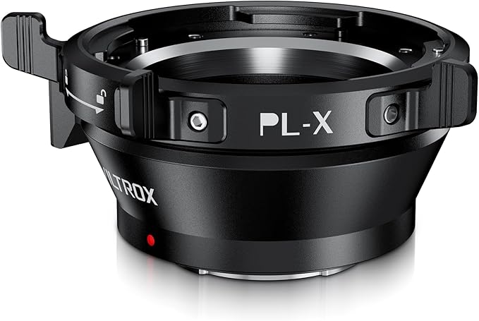 VILTROX PL-X Lens Mount Adapter Ring Lens Converter with Rotary Lock Compatible with PL Lens to Fuji X-Mount Cameras- X-Pro1/X-Pro2/X-E1/X-E2/X-E2s/X-E3/X-H1/X-T1/X-T2/X-T3, etc.