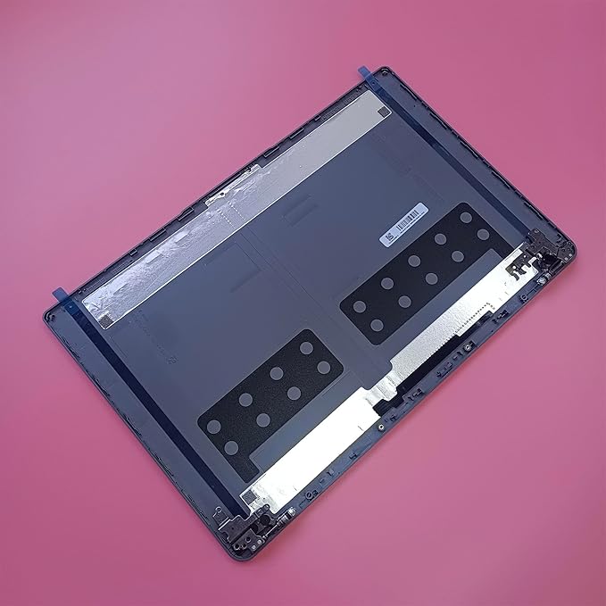 Replacement Laptop LCD Cover Back Rear Top Lid Bezel Hinges with Hinge Cover for Lenovo IdeaPad 1 15ADA7 1 15AMN7 5CB1F36621 5B30S19034 5H50S29036 5CB1F36618 Silver
