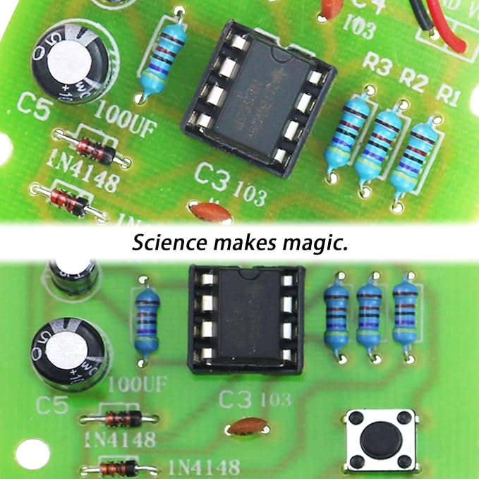 Soldering Practice Kit - DIY Electronic Doorbell Soldering Kit (Suitable for Home Installation + STEM Education), An Entry - level Electronic Production Kit for Beginners