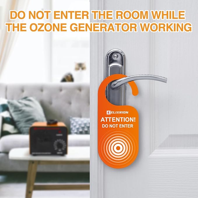 Ozone Generator – 80,000mg/h High-Capacity O3 Air Purifier for Odor Control Home, Kitchen, Car, Office, Basement, Pets, and Smoke – Covers Up to 6,000 Sq Ft