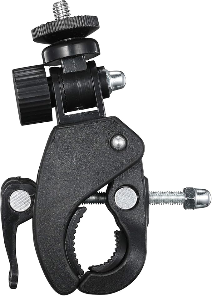 Camera Super Clamp with 1/4"- 20 Threaded Head Compatible for LCD Monitor,DSLR Cameras,DV,Flash Light,Studio Backdrop,Bike, Microphone Stands, Music Stands,Tripod, Motorcycle,Rod Bar