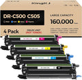 C500 C505 Drum Unit 4-Pack High Capacity Replacement for Xerox 108R01484 108R01481 108R01482 108R01483 Image-Drum Compatible for Xerox VersaLink C500 C500N C500DN C505 C505N C505DN C505S C505X Printer