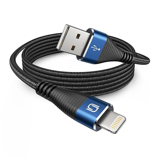 3 Pack iPhone Charger 10FT [Apple MFi Certified] Long USB to Lightning Cable Fast Charging Cord Braided Compatible with iPhone 14/Pro/Pro Max/Plus, 13,12,11,8,7,6,6s, X/XR/XS/SE, iPad/iPod/AirPods