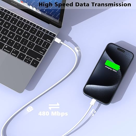 iPhone 16/15 Charger Fast Charging 20W USB Type C Charger Block 3Pack C Chargers Fast Charging Cord 10FT Long Charger Cable for iPhone16/16 Plus/16 Pro/16 Pro Max,iPhone 15,iPad Pro 12.9"/11",iPad Air