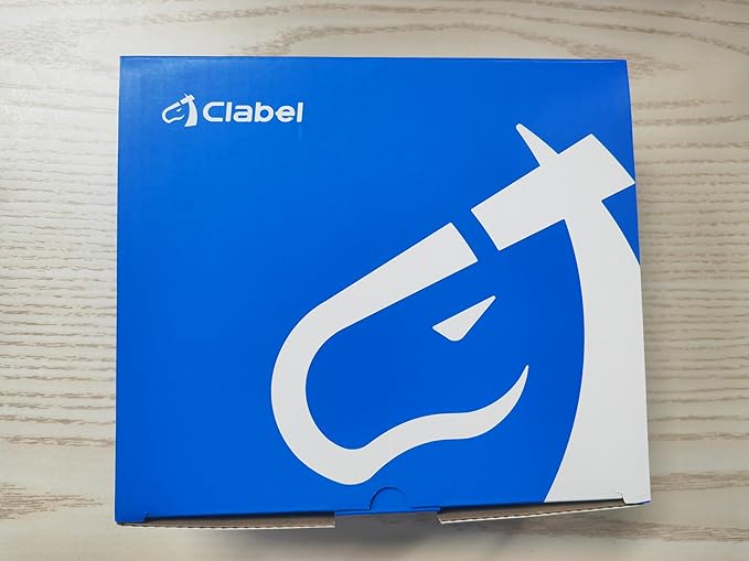 CLABEL Thermal Label Maker Machine: 221B Bluetooth Label Maker Machine with Tape Mini Sticker Printer Barcode Printer Compatible with Smartphone with 3 Roll 40x30mm,50x30mm,50x80mm Label (Black)