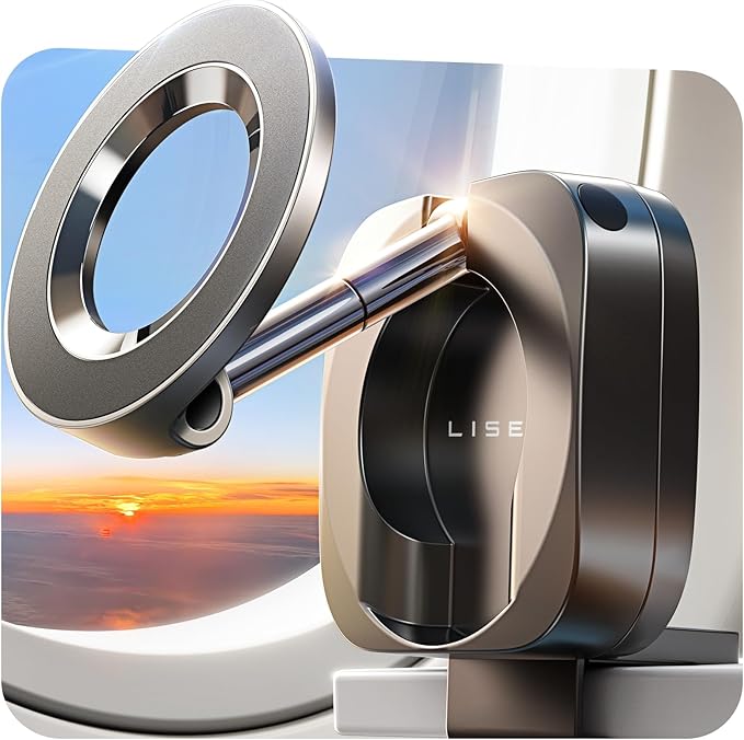 LISEN Airplane for iPhone Holder Stand for Desk Travel Europe Vacation Essentials Long Flight Mini Travels Essentials Kids Women for MagSafe Travel Accessories Cruise Essentials Phone Camera Mounts