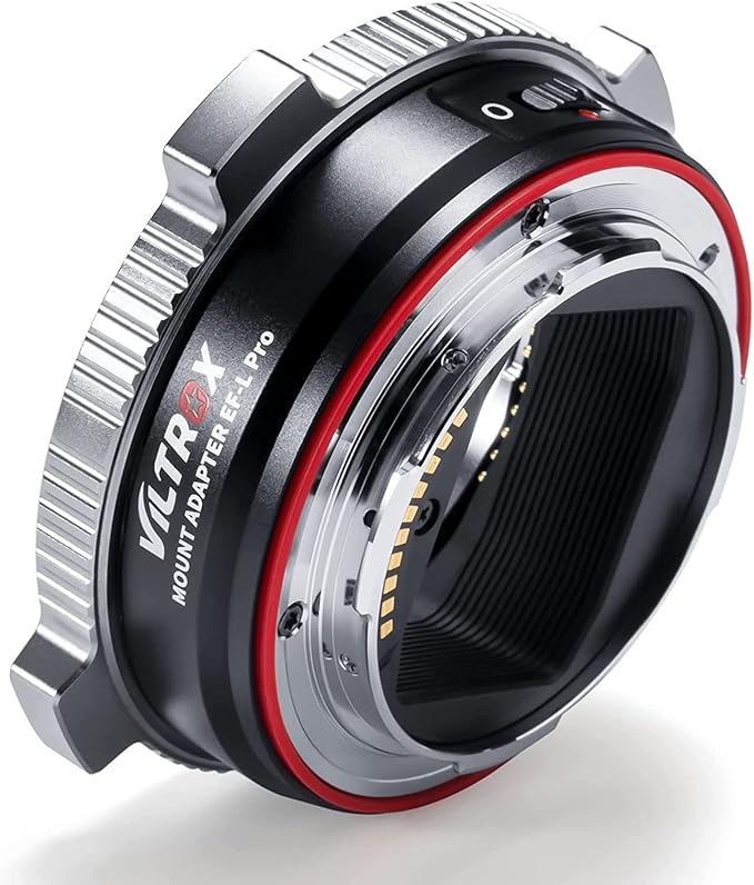 VILTROX EF-L Pro Auto Focus Lens Mount Adapter With Security Lock for Canon EF/EF-S to L Mount Camera - Compatible With Leica SL2, Lumix S1 S1H S5, Sigma fp L - Ideal for Large Lenses