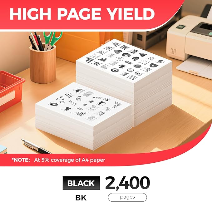 137 Black Toner Cartridge 2-Pack Replacement for Canon 137 CRG-137 for ImageCLASS LBP151dw D570 MF236n MF247dw MF249dw MF232w MF242dw MF244dw MF216n MF227dw MF212w MF210 MF220 MF230 MF240 Printer Ink
