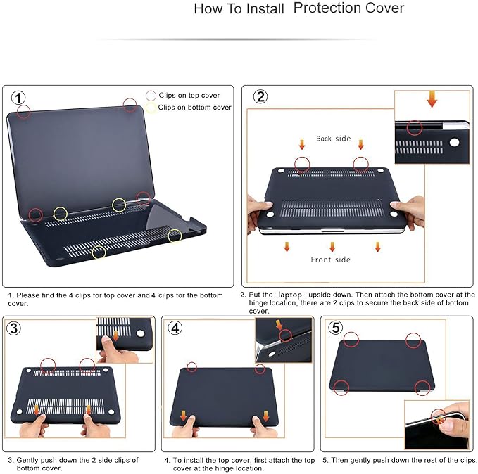 Compatible with MacBook Air 13 Inch Case 2017 2016 2015 2014 2013 2012 2011 2010 Release A1466/A1369, Shiny Plastic Hard Shell Case & Keyboard Cover,Glitter Black
