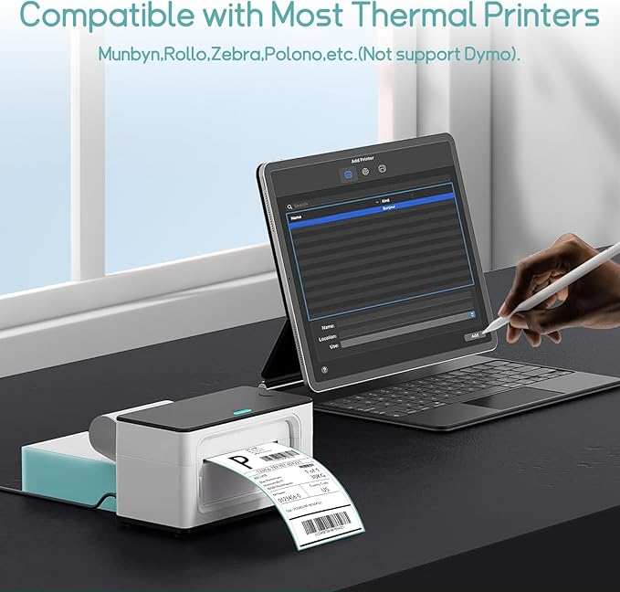 4”×6" Thermal Labels, FungLam 4”×6” Thermal Shipping Labels, Address Mailing Labels, Compatible with Rollo, Munbyn, Zebra,iDPRT Thermal Printers, 250 Labels/Roll