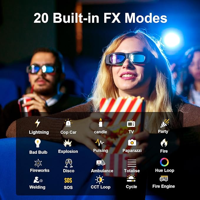 GVM 800D RGB LED Video Light, 2026 Upgraded Panel Light with Optical Lens & 6X Brighter (19500 Lux/0.5m), 3200K-5600K Bi-Color, 20 Scene Modes & CRI97+, Studio Lights, Photography Lighting, 3-Packs