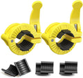 MAXRICH Barbell Clamp 1 inch Multiple Sizes & Adjustable Weight Clips for Quick Release Barbell Collars