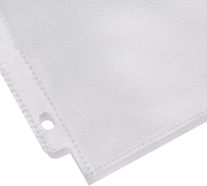 Amazon Basics Polypropylene (PP) Sheet Protector, Non-Glare, 200 Pack, Clear