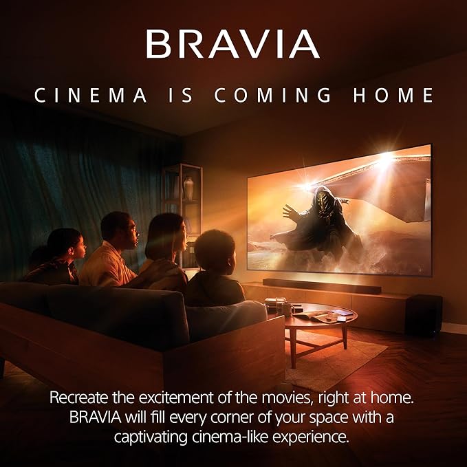 Sony BRAVIA Theater Bar 9 Soundbar with SA-SW3 Wireless Subwoofer and SA-RS8 Wireless Rear Speakers - Complete Home Theater System with 13 Speakers and 360 Spatial Sound