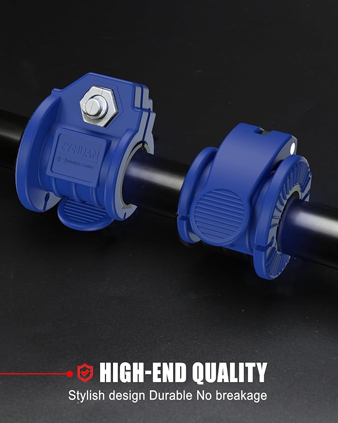 Barbell Clips 1 Inch Quick Release Weight Clamps 0.9-1.18inch Multi-Size Adjustable Olympic Clamps for Bars