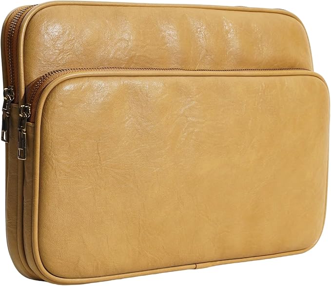 Laptop Sleeve Bag 13 Inch Compatible with 2024 MacBook Air 13 M3 M2 M1, New MacBook Pro 13 M2 M1, Dell XPS 13 Color Yellow