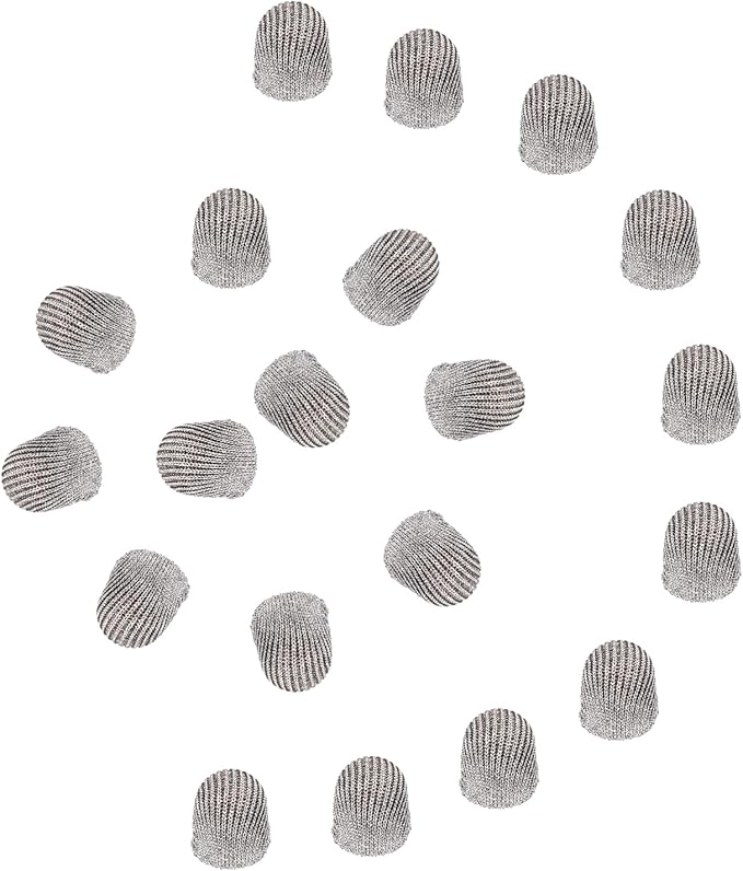 MECCANIXITY 10pcs Replacement Fiber Mesh Tips for Stylus Pens 5mm Suitable for Capacitive Touch Screen,High Sensitivity,Soft,No Scratch Screen Pen Tip