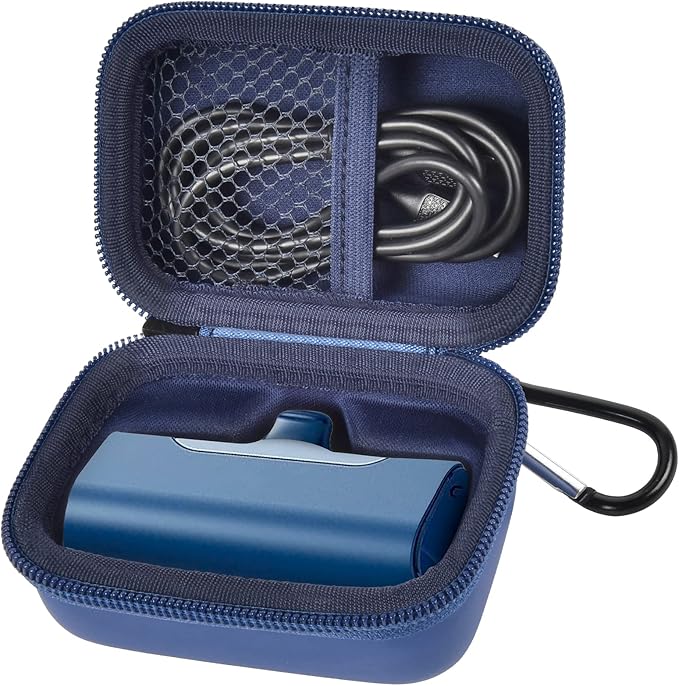 Portable Charger Power Bank Case for Swyop/for Feob/for Charmast/for JEJILL/for LanLuk/for VEGER/for iWALK/for Taegila/for Kuulaa and More Small Charging Battery Pack - Bag Only (Blue)