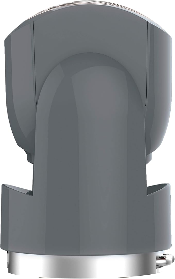 Vornado Flippi V6 Compact Air Circulator Fan, Quiet Portable Travel Fan for Office or Bedroom, Adjustable Head, 2 Speeds, Storm Gray