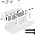 Under Desk Cable Management Tray, Wire Management Desk Cable Organizer Cable Management Box, Cord Organizer Storage for Office, Home