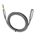 Devinal 1/4 inch Headphone Extension Cable, 6.35mm TRS Male to Female Stereo Cord, Quarter Inch Guitar Cable Extender, 10ft (3 Meters)