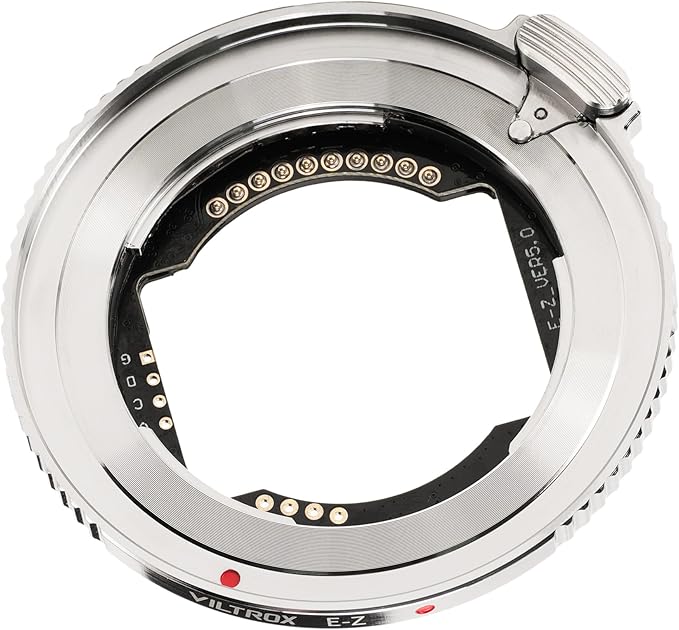 VILTROX E-Z Lens Adapter, E-Mount Lens to Z-Mount Camera Auto Focus Lens Adapter Compatible with Sony E-Mount Lens to Mirrorless Nikon Z-Mount Cameras Z5 Z50 Z6 Z6II Z7 Z7II Zfc