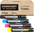 AltaLink C8030 C8035 C8045 Toner Cartridge Set 4-Pack Replacement for Xerox 006R01697 006R01698 006R01699 006R01700 Compatible for Xerox C8030 C8035 C8045 C8055 C8070 Printer Black Cyan Magenta Yellow