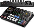 MAONO Podcast Equipment Bundle: Audio Interface mixer with Dual XLR Input for Podcast Streaming - MaonoCaster E2 Gen2