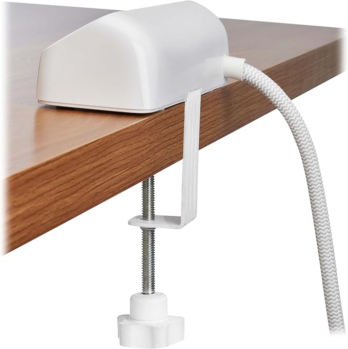 Eaton Tripp Lite Series Desk Clamp Power Strip Surge Protector, 3-Outlets, USB-A & USB-C Charging Ports, 900 Joules, 8ft Braided Flat Extension Cord, Lifetime Manufacturer's Warranty (TLP308U20CLAMP)