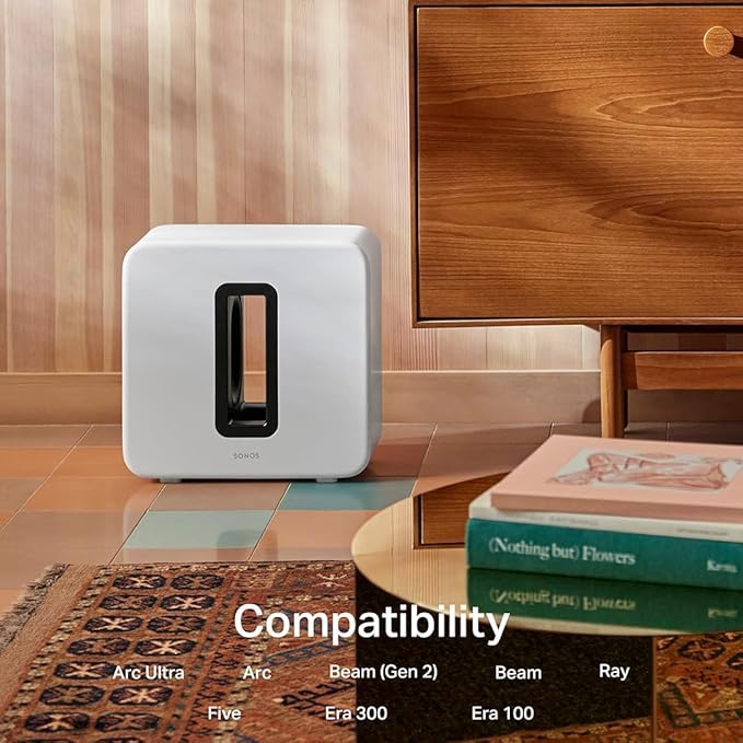 Sonos Sub 4 - Wireless Subwoofer - White