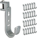 ICC Beam Clamp J Hook 1 5/16” Without Retainer Clip - Galvanized Steel Cable Management Hooks for Hanging Cable to Beams - Rust-Resistant, EIA and TIA Compliant - 1 5/16 Inch 25 Pack