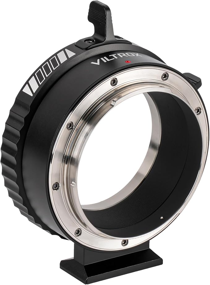 VILTROX PL-GFX Lens Adapter Converter Ring Manual Focus with Rotary Lock Compatible with PL Lens to Fuji G Mount GFX Cameras Fuji GFX50R, GFX50S, GFX50S II, GFX100S, GFX100/PL-GFX Pro