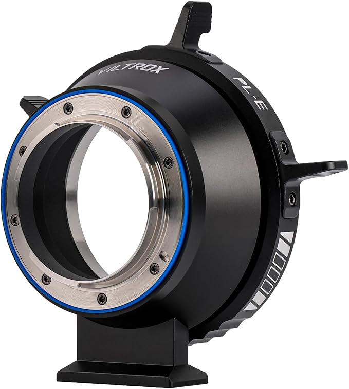 VILTROX PL-E Lens Adapter Mount Converter with Rotary Lock Compatible with PL Lens to E/NEX Mount Cameras A7S3, FS7, FS5, FX9, A7R4, R3 and More