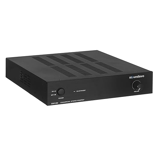 CSA-60 Stereo Amplifier for Home Audio, Residential and Commercial Installation 180W bridgeable