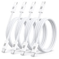 USB C to USB C Charging Cable,100W 4 Pack 3FT USB C to USB C Cable, Braided C to C Charger Cord for MacBook Pro/Air,iPhone 17 16 15 Pro Max Plus,iPad Pro,Samsung Galaxy S25 Ultra S24,Pixel,PS5,Switch
