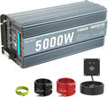 Power Inverter 5000 watt 12v to 110v /120V Inverter for car Vehicles Truck Camping Solar Panel Power Converter Adapter with Clamps and Remote Inverter 5000W
