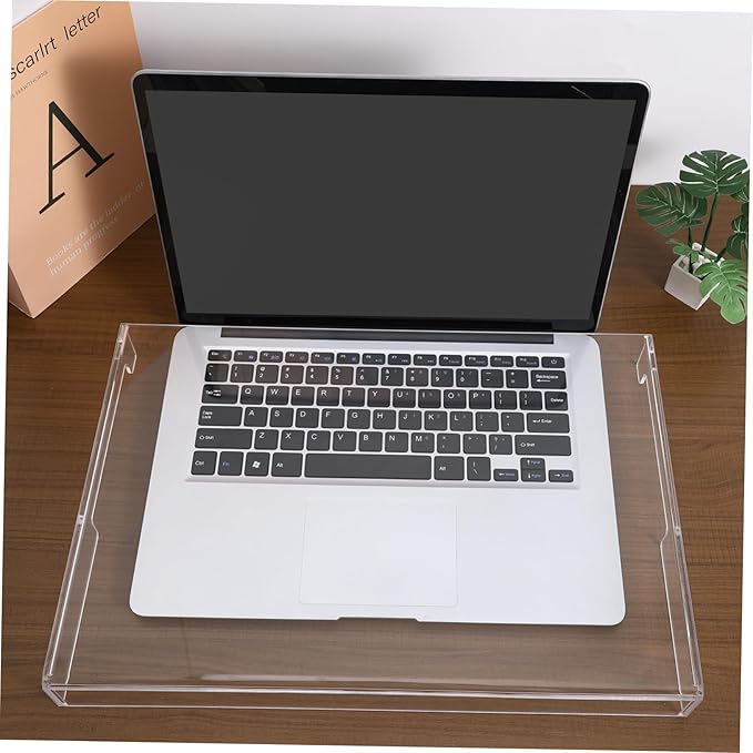 DOITOOL Clear Acrylic Keyboard Cover Protector, 15.6 in Laptop Keyboard Cover Mechanical Laptop Protector Cats from Touching Keyboard,15.7x10.4x1.6in