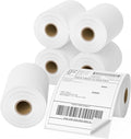 FungLam 6 Rolls 4"x6" Thermal Shipping Labels, 250 Labels/6 Roll, 1" Core, Perforated, Address Mailing Shipping Labels Compatible with JADENS,Rollo, Zebra,iDPRT.