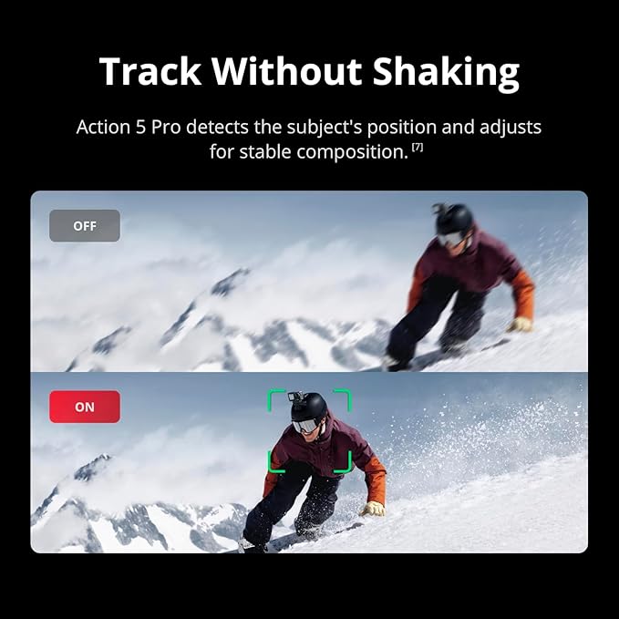 DJI Osmo Action 5 Pro Essential Combo, Waterproof Action Camera with 1/1.3" Sensor, 4K/120fps Video, Subject Tracking, Stabilization, Dual OLED Touchscreens, Action Camera 4K Ideal for Sports, Vlog